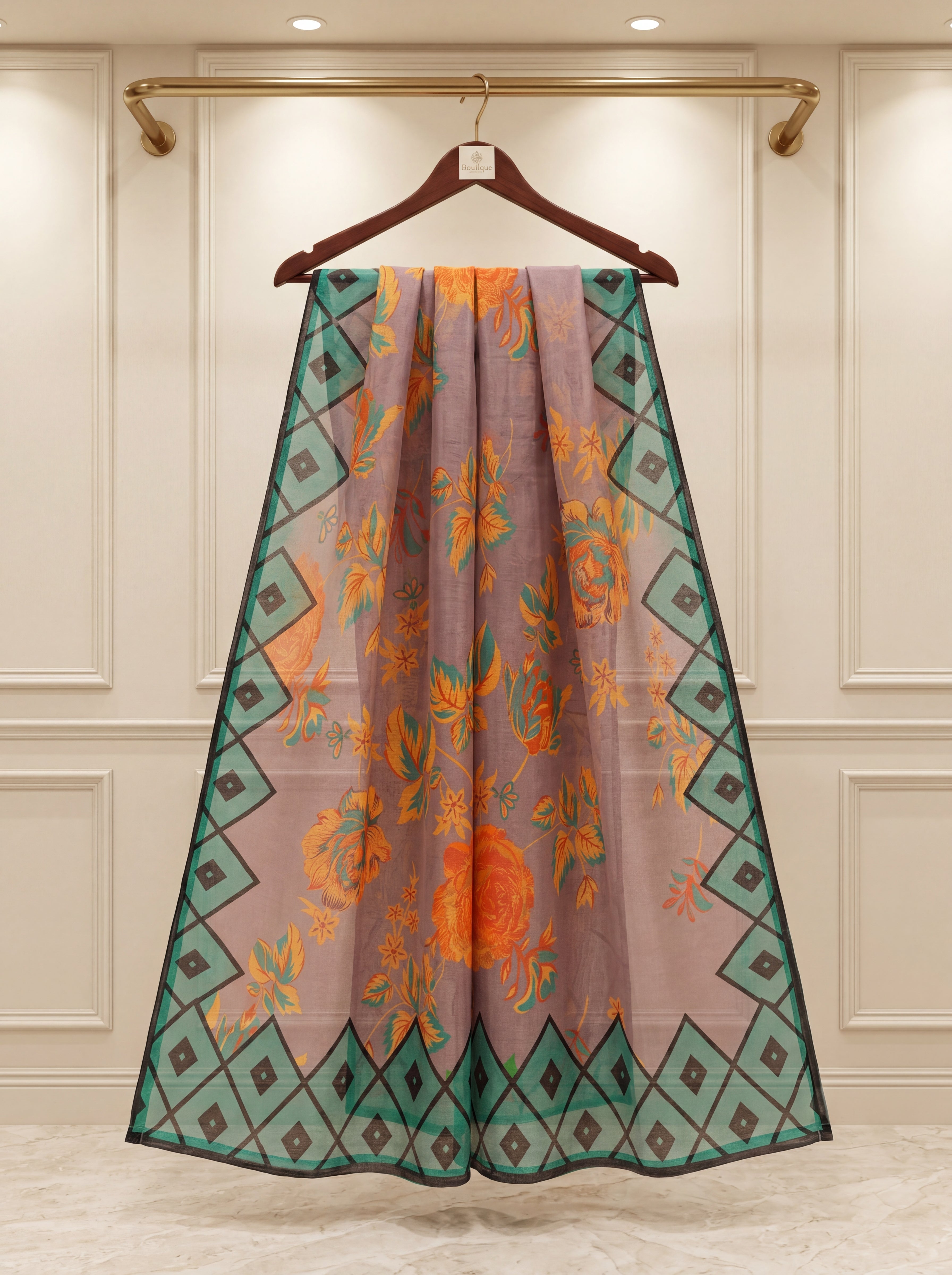 Elara – Embroidered Luxury Lawn 3 Piece Suit by ANAWA